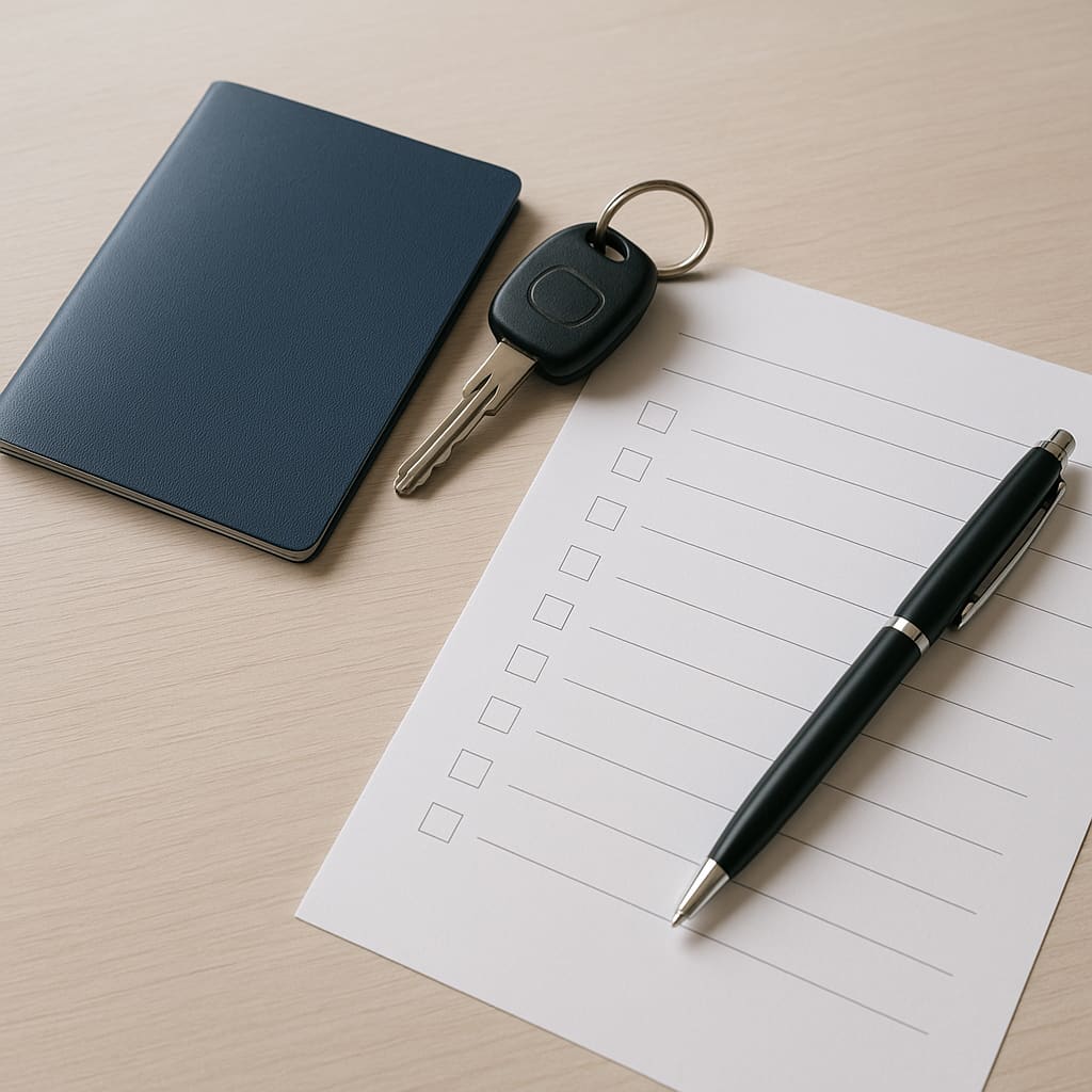 Checkliste Reiseunterlagen